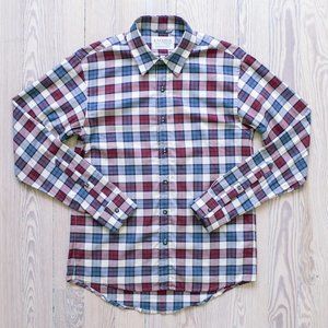 Raleigh Denim Workshop Jewel Plaid Button Up NWT